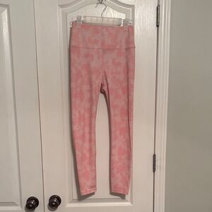 Allfenix (Anthropologie) Women's Blush Pink Tie-Dye Leggings size Small